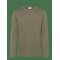 ENKEL STUDIO Basic O-Neck Tee L/S - ARMY - XXL – kuva 1
