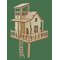 WINKEE Tiny Tree House Diy Set - BROWN - H2 cm – kuva 1