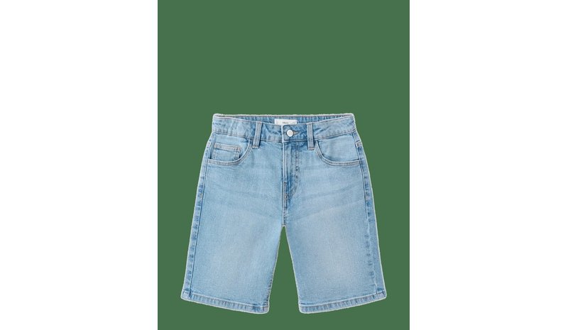 MANGO Straight-Fit Denim Bermuda Shorts - OPEN BLUE - 116 – kuva 1/4