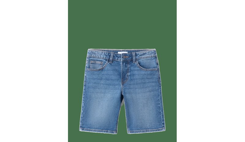 MANGO Straight-Fit Denim Bermuda Shorts - OPEN BLUE - 116 – kuva 2/4