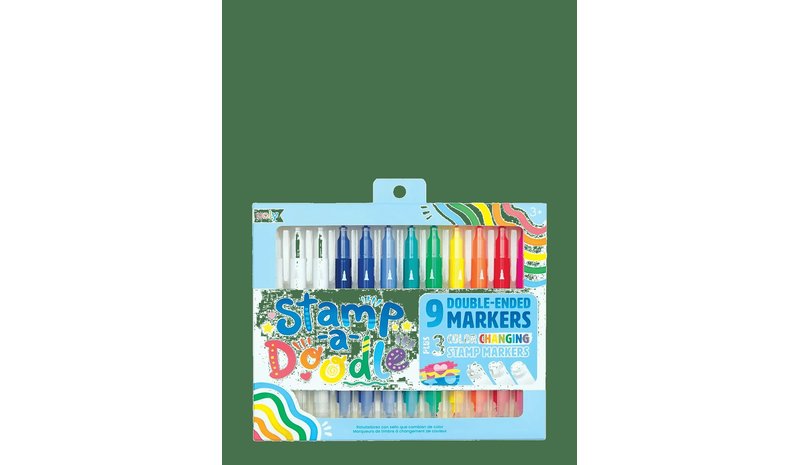 OOLY Magic Markers - Double Sided - Stamp-A-Doodle - MULTI - One Size – kuva 1/2
