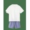 MANGO Striped Short Pyjamas - NATURAL WHITE - 98 – kuva 1