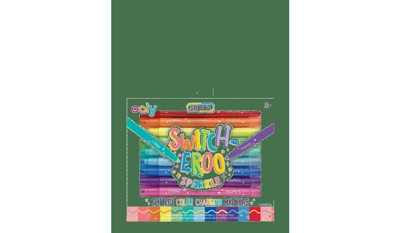 OOLY Magic Markers 12 Pcs - Glitter Switch-Eroo - MULTI - One Size – kuva 1/2