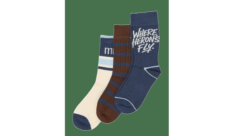 MINIPOP Mpopmaik Bamboo Socks 3-Pack - NAVY BLAZER - 35/38 – kuva 1/2