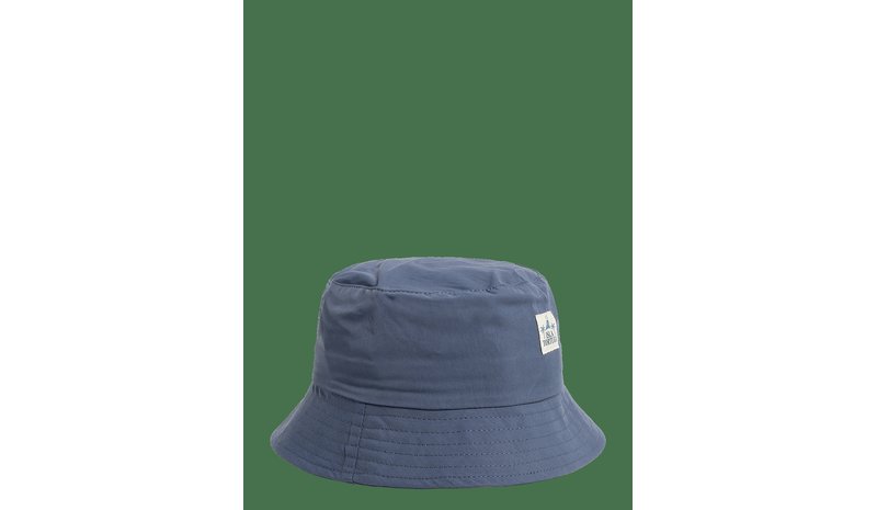 MANGO Embroidered Bucket Hat - MEDIUM BLUE - 52 – kuva 1/4