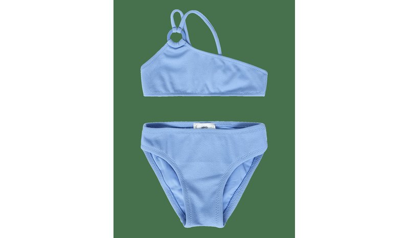 MANGO Asymmetric Ring Bikini - MEDIUM BLUE - 116 – kuva 1/2