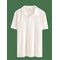 LINDEX Ribbed Top With Collar - OFF WHITE - 128 – kuva 1