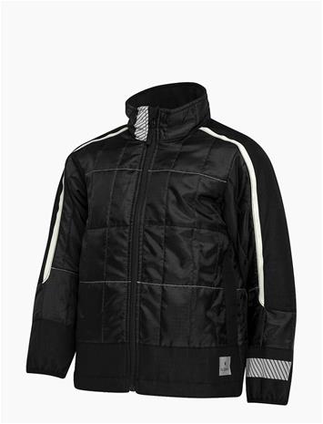 ILDHU Pep Quilted Jacket With Reflective Details - BLACK - 100 – kuva 1/2