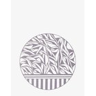 STUDIO ABOUT Papercut, A5, Geometric, Circle - PURPLE - Ø 21 cm