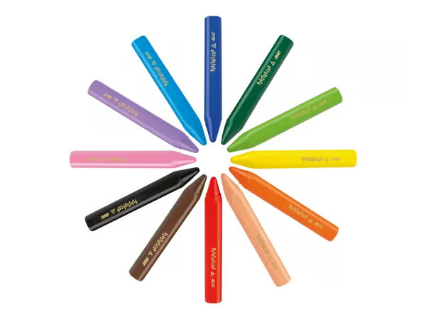 BIC Plastidecor crayons 12/case