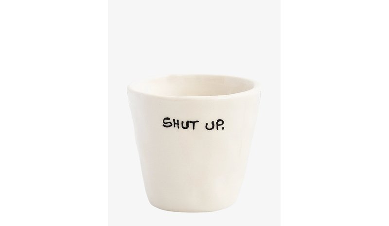 ANNA + NINA Espresso Cup Shut Up - BLUE - 8 CL – kuva 1/2
