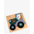 MAGNI TOYS Tractor Puzzle In 100 % Fsc Wood - GREEN - One Size""