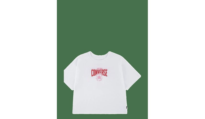 CONVERSE Cnvg Multi Hit Gfx Boxy Tee - WHITE - 140/148 – kuva 1/2