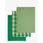 ENGHOLM TEXTILES Viskestykke Recycle - GREEN - 50X70 cm