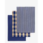 ENGHOLM TEXTILES Viskestykke Recycle - MARINE - 50X70 cm