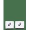 ASICS Wrist Band Pair - BRILLIANT WHITE - One Size – kuva 1