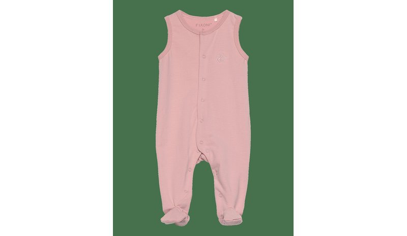 FIXONI Romper W.feet - Solid - PALE MAUVE - 44 – kuva 1/2