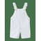 MANGO Denim Dungarees Stripes - NATURAL WHITE - 98 – kuva 1