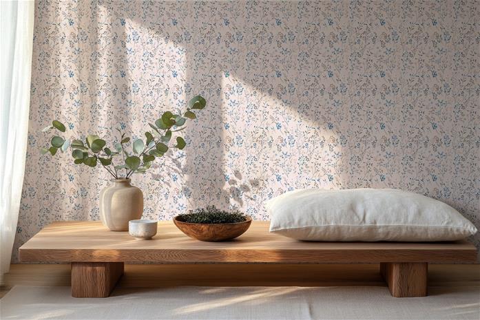 Sanna Dark Blue - 1097901-05 Tapetti