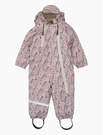 MIKK-LINE Pu Snow Suit 2 Zip - Aop - CLOUD GRAY - 80 – kuva 1/2