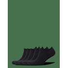 TOPECO Sneaker Solid, Bamboo, 5 Pc/Pack - BLACK - 43-46