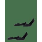 ESPRIT SOCKS Cotton Invisible 2-Pack Sustainable Uni Coloured - BLACK - 39-42