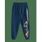 LINDEX Joggers With Brushed Inside - DARK BLUE - 98 – kuva 1