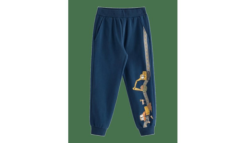 LINDEX Joggers With Brushed Inside - DARK BLUE - 92