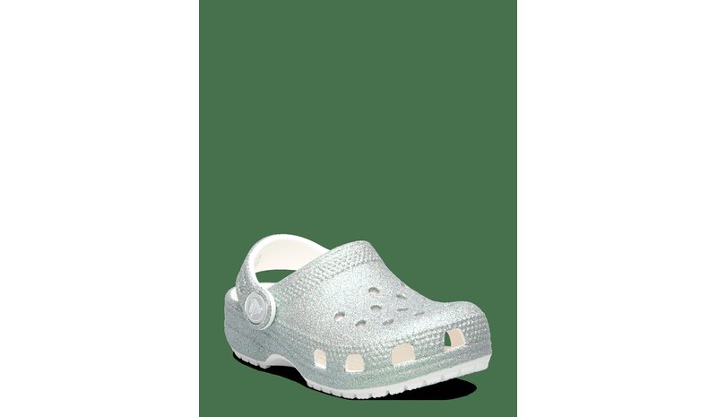 CROCS Classic Iridescent Glitter Cgt - WHITE - 24/25 – kuva 1/2
