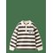 MANGO Striped Polo Sweatshirt - DARK BROWN - 116 – kuva 1