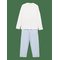 MANGO Striped Long Pyjamas - LT-PASTEL BLUE - 2-3 – kuva 1