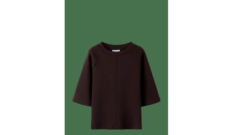 NAME IT Nkfsassa Ss Slim Top - MOLE - 122-128 – kuva 1/2
