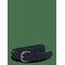 MANGO Leather Belt - NAVY - S – kuva 1