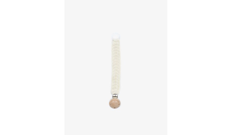 SMALLSTUFF Dummychain, Fishbone, Off. White - OFF. WHITE - One Size – kuva 1/2