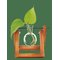 WINKEE Hydro Vases Lilly - BROWN - H8 cm – kuva 1
