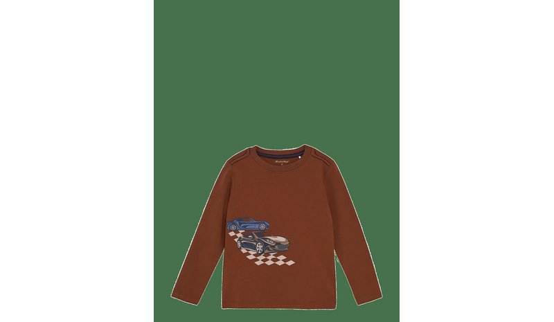 MINYMO T-Shirt Ls - CINNAMON - 104 – kuva 2/4