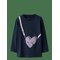 NAME IT Nmftelia Ls Top Box - NAVY BLAZER - 110 – kuva 1