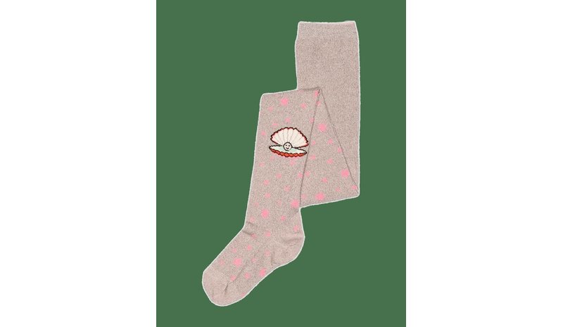 MELTON Shell Glitter Tights - PINK NECTAR - 86/92 – kuva 1/2