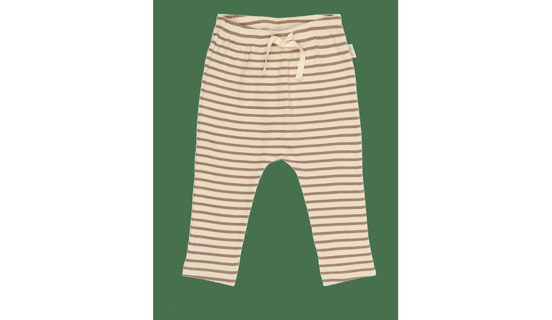 PETIT PIAO Ppsky Pants - GINGER SNAP STRIPED - 68 – kuva 1/2