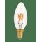 E3LIGHT E3 Led Vintage B35 E14 922 Spiral Clear Dimmable - CLEAR - One Size – kuva 1