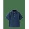 MANGO Textured Cotton Shirt - NAVY - 92 – kuva 1