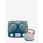 DANTOY Bio Kettle & Stove Top - PETROLE BLUE, GRAY, MILITARY GREEN, ORANGE - 15.5X 30X 24 cm