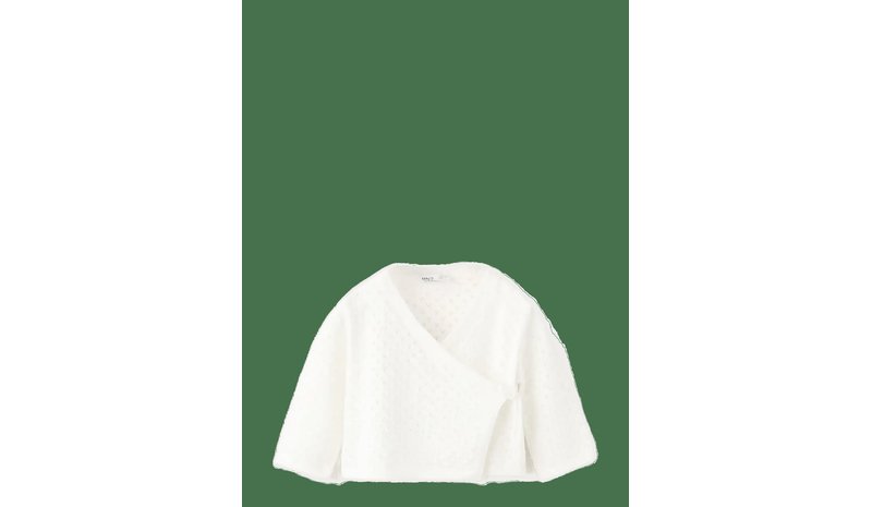 MANGO Openwork Knit Cardigan - NATURAL WHITE - 62 – kuva 1/2