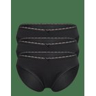 DORINA - Naomi-3Pp Brief - BLACK/BLACK/BLACK - XXL