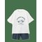 MANGO Short Pyjama Set - NATURAL WHITE - 140 – kuva 1