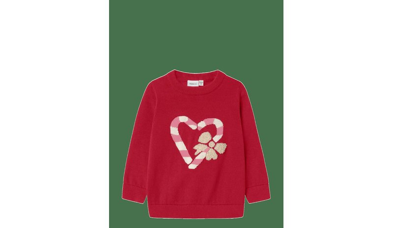NAME IT Nmfreamo Ls Knit - JESTER RED - 110 – kuva 1/2