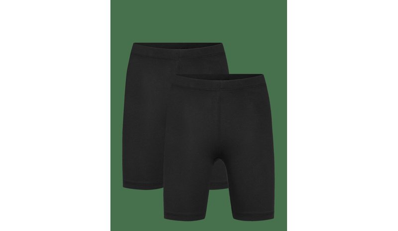 NAME IT Nkfvivian 2P Solid Short Legging Noos - BLACK - 122-128