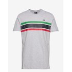 H2O Gilleleje Tee - LT. GREY MEL/GREEN/RED/NAVY - S