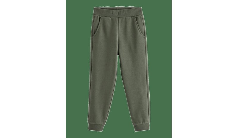 LINDEX Joggers With Brushed Inside - DARK KHAKI GREEN - 122 – kuva 2/4