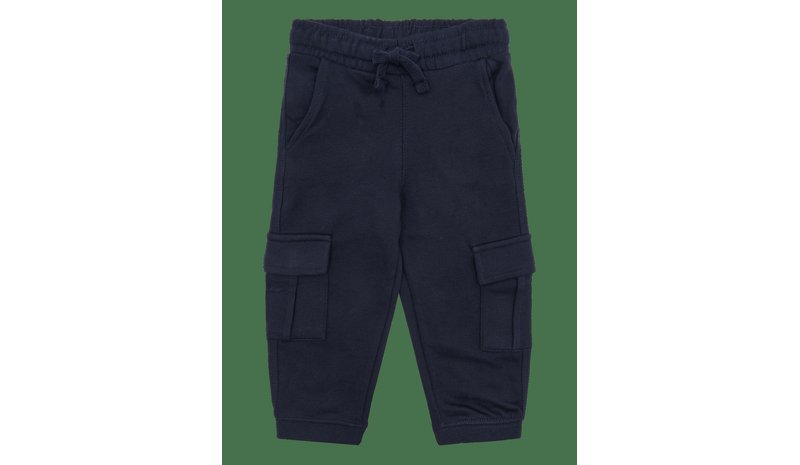 MANGO Cotton Cargo Trousers - NAVY - 110 – kuva 1/2
